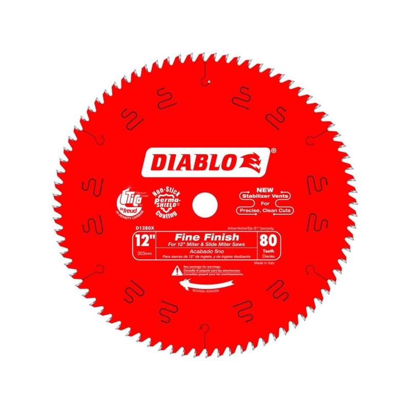 Diablo D1280X 12 in. x 80 Tooth Fine Finish Saw Blade - Mississauga Hardware Centre IncDIABLOD1280X