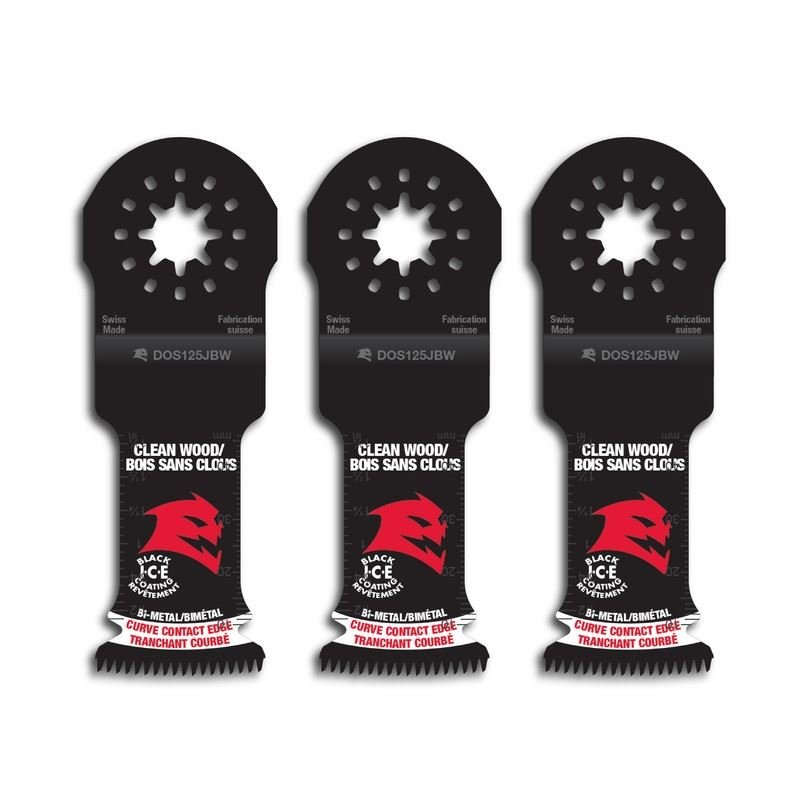 Diablo DOS125JBW3 1 - 1/4 in. Starlock Bi - Metal Oscillating Blades for Clean Wood (3 - Pack) - Mississauga Hardware Centre Inc