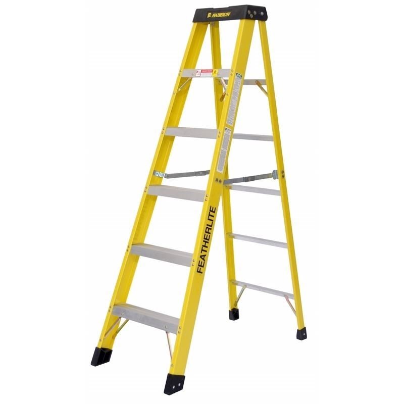 FEATHERLITE 6900 Series EXTRA - HEAVY DUTY FIBERGLASS STEP LADDERS - Mississauga Hardware Centre Inc