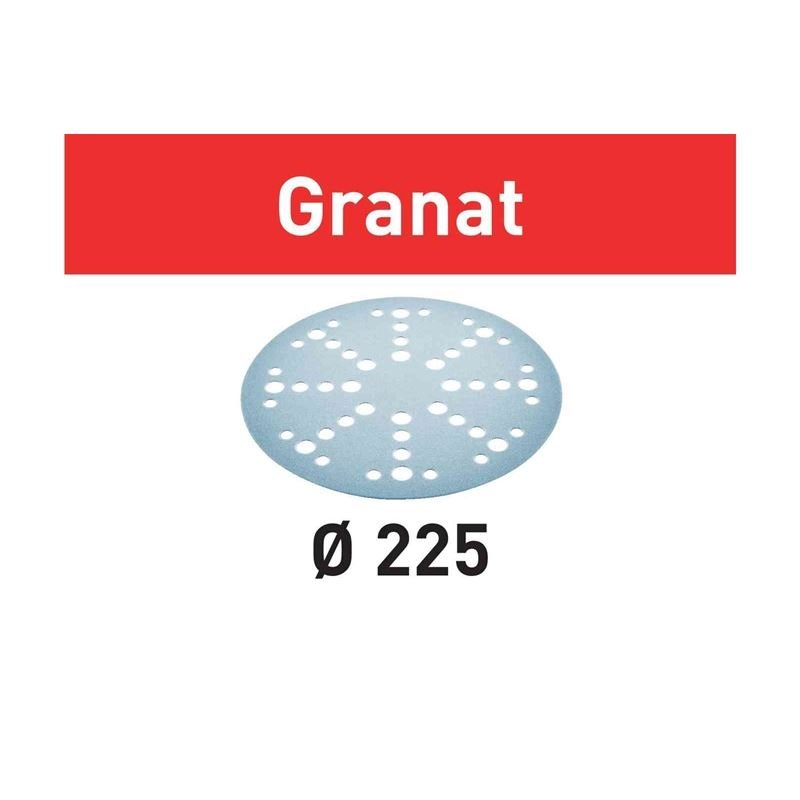 Festool - 205653 - Abrasive sheet Granat STF D225/48 P40 GR/25 - Mississauga Hardware Centre Inc