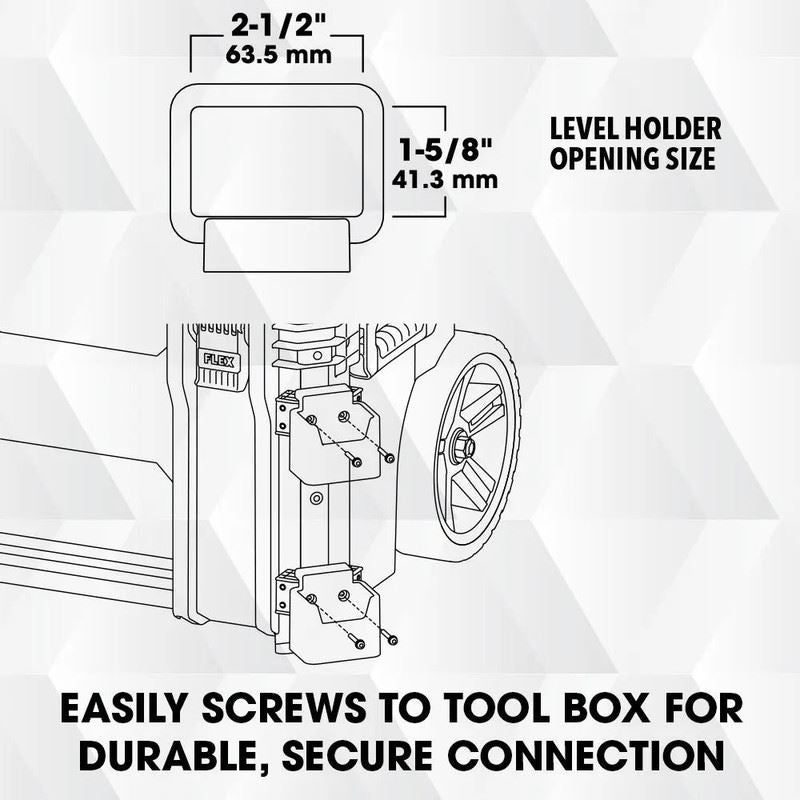 FLEX FS1602 STACK PACK LEVEL HOLDER - Mississauga Hardware Centre Inc