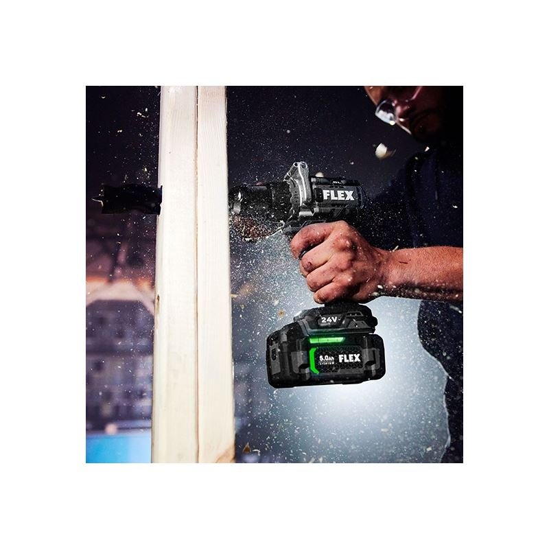 FLEX FX1171T - 2B 1/2in 2 - SPEED DRILL DRIVER WITH TURBO MODE KIT - Mississauga Hardware Centre Inc