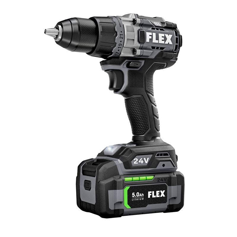 FLEX FX1171T - 2B 1/2in 2 - SPEED DRILL DRIVER WITH TURBO MODE KIT - Mississauga Hardware Centre Inc