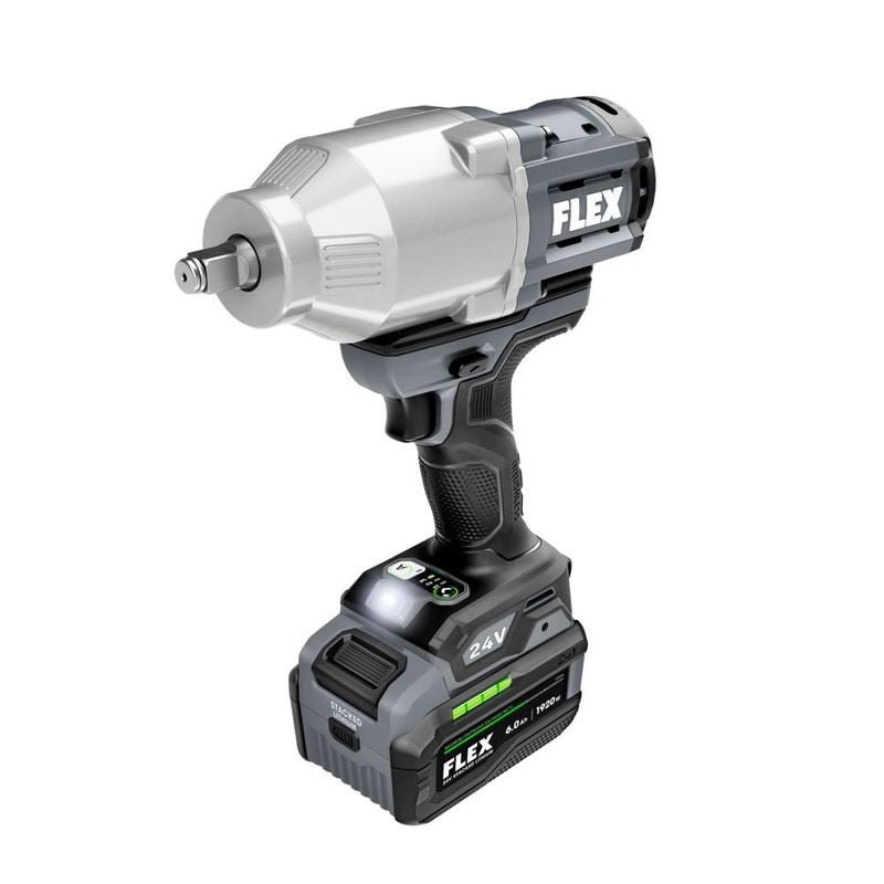 FLEX FX1471 - 1H 24V 1/2 in High Torque Impact Wrench Stacked - Lithium Kit - Mississauga Hardware Centre Inc