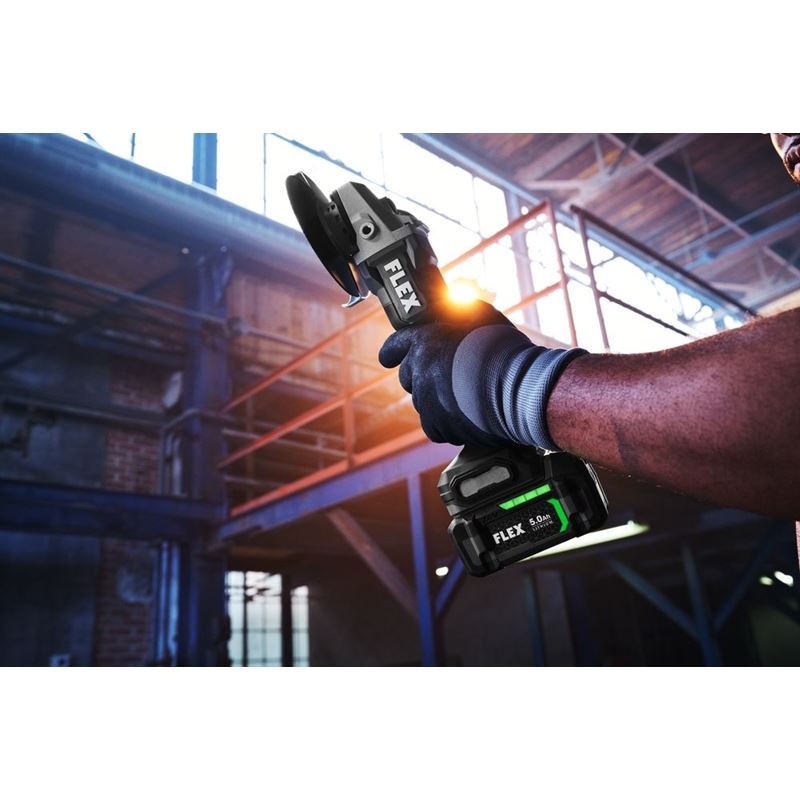 FLEX FX3171A - 1C 24V 5 in Brushless Variable Speed Angle Grinder with Paddle Switch Kit - Mississauga Hardware Centre Inc