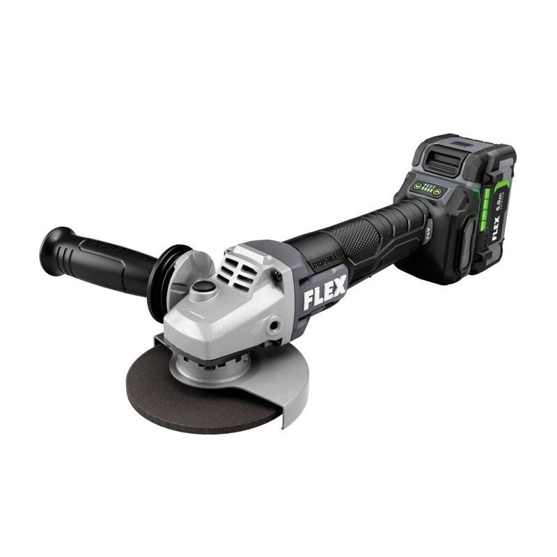 FLEX FX3171A - 1C 24V 5 in Brushless Variable Speed Angle Grinder with Paddle Switch Kit - Mississauga Hardware Centre Inc