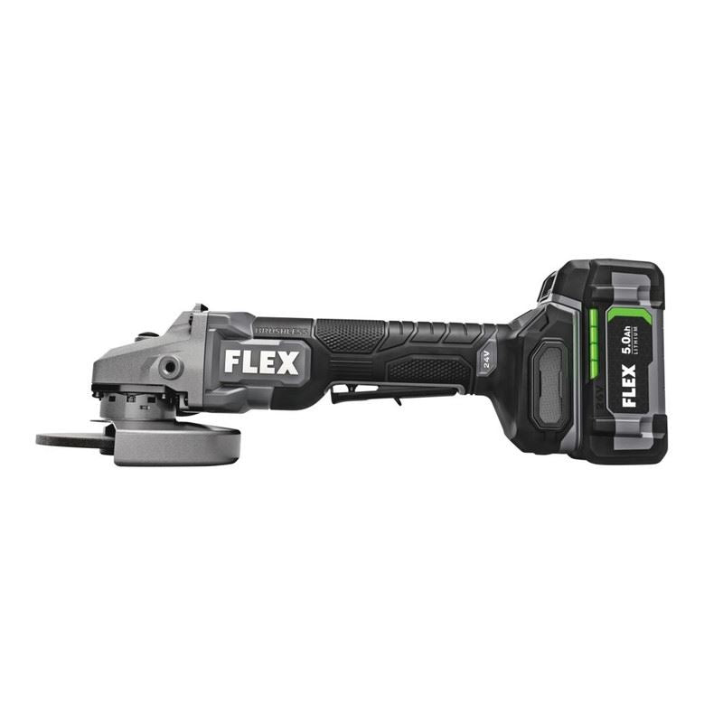 FLEX FX3171A - 1C 24V 5 in Brushless Variable Speed Angle Grinder with Paddle Switch Kit - Mississauga Hardware Centre Inc