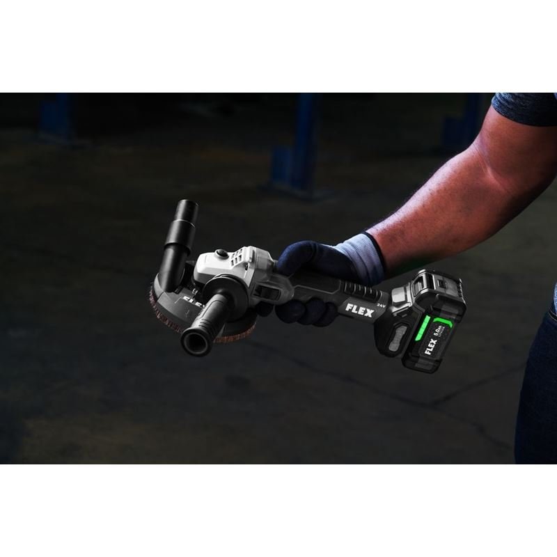 FLEX FX3181A - Z 24V 5 in Brushless Variable Speed Angle Grinder with Side Switch - Bare Tool - Mississauga Hardware Centre Inc