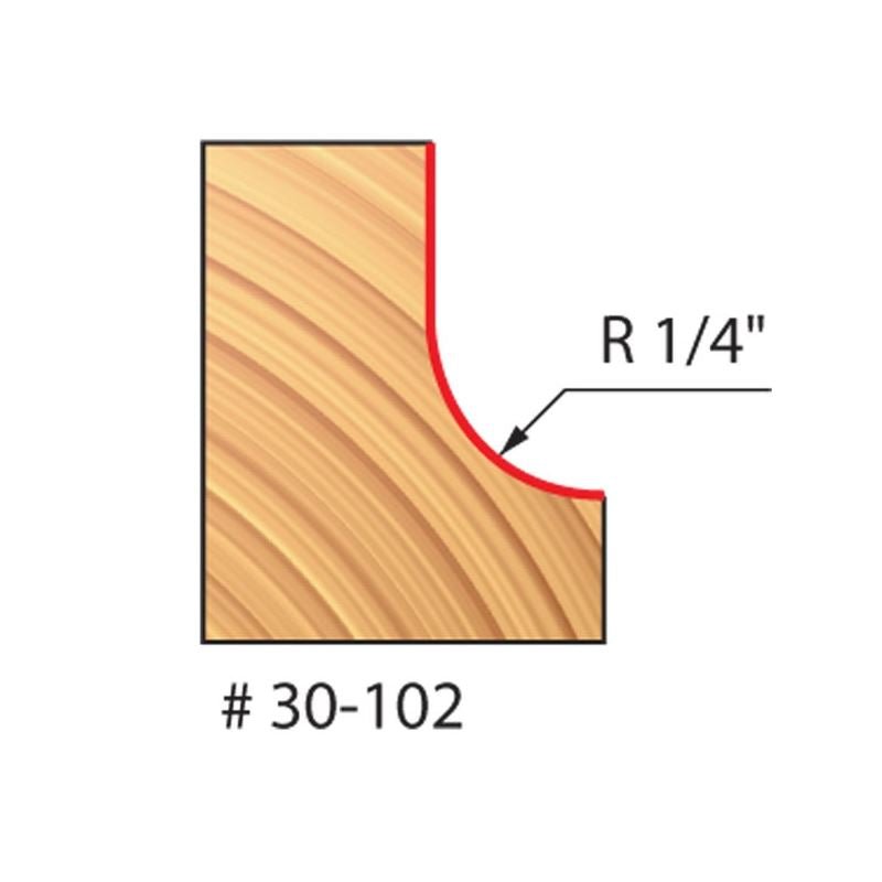 Freud | 30 - 102 1/4 Radius Cove Bit - Mississauga Hardware Centre IncFREUD30-102