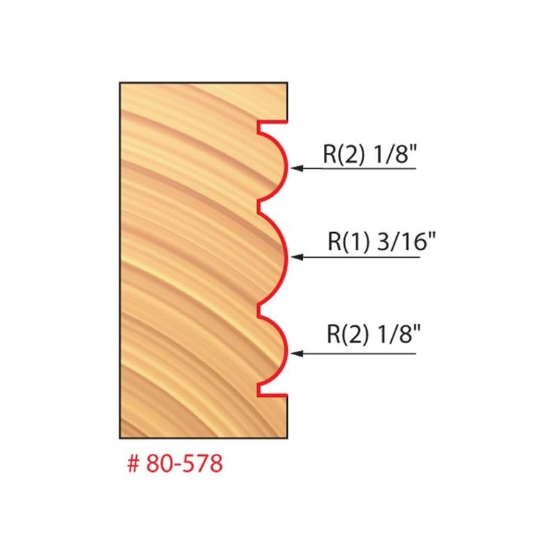 Freud | 80 - 578 15/16 (Dia.) Triple Beading Bit - Mississauga Hardware Centre IncFreud80-578