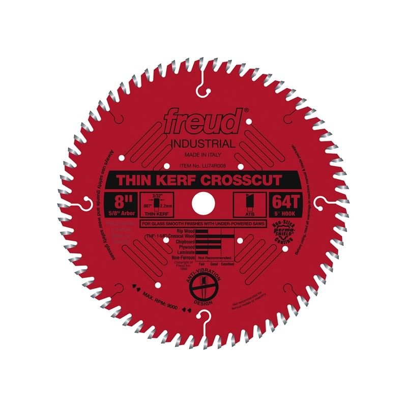 Freud | LU74R008 8" Thin Kerf Ultimate Cut - Off Blade - Mississauga Hardware Centre IncFREUDLU74R008
