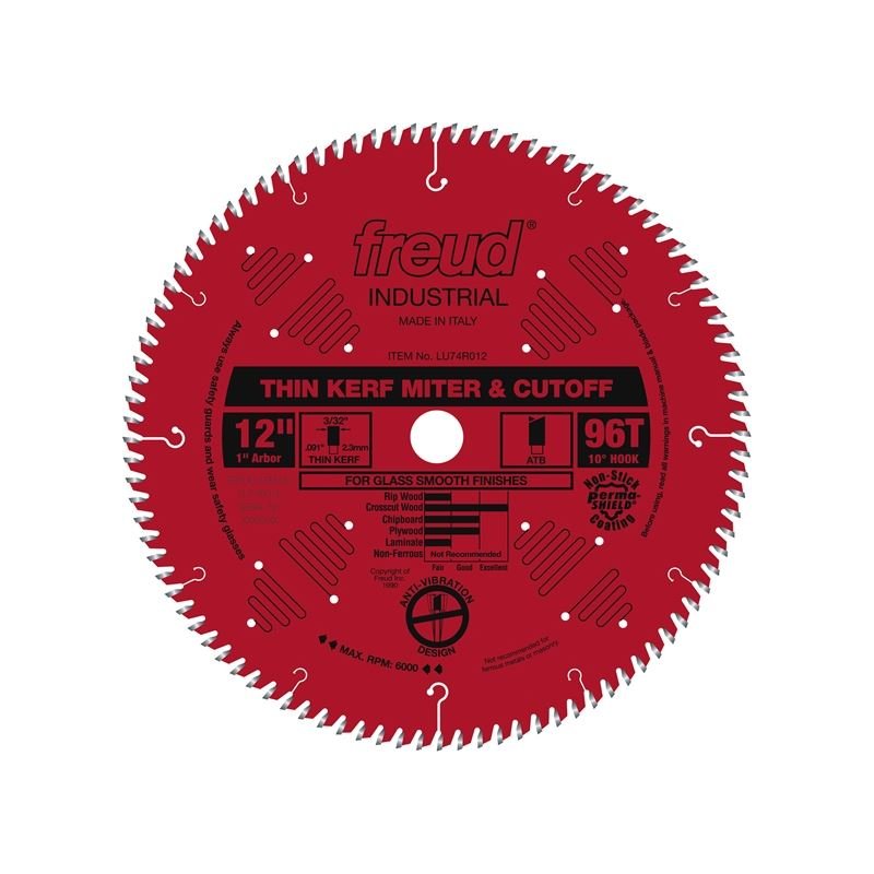 Freud | LU74R012 12" Thin Kerf Ultimate Cut - Off Blade - Mississauga Hardware Centre IncFreudLU74R012