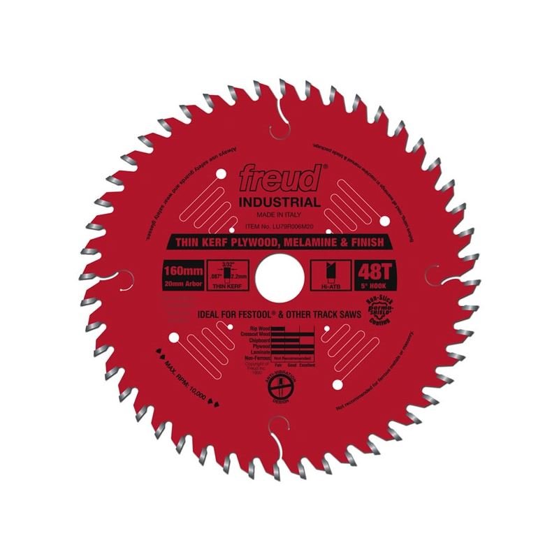 Freud LU79R006 160mm Thin Kerf Ultimate Plywood & Melamine Blade - Mississauga Hardware Centre IncFreudLU79R006M20