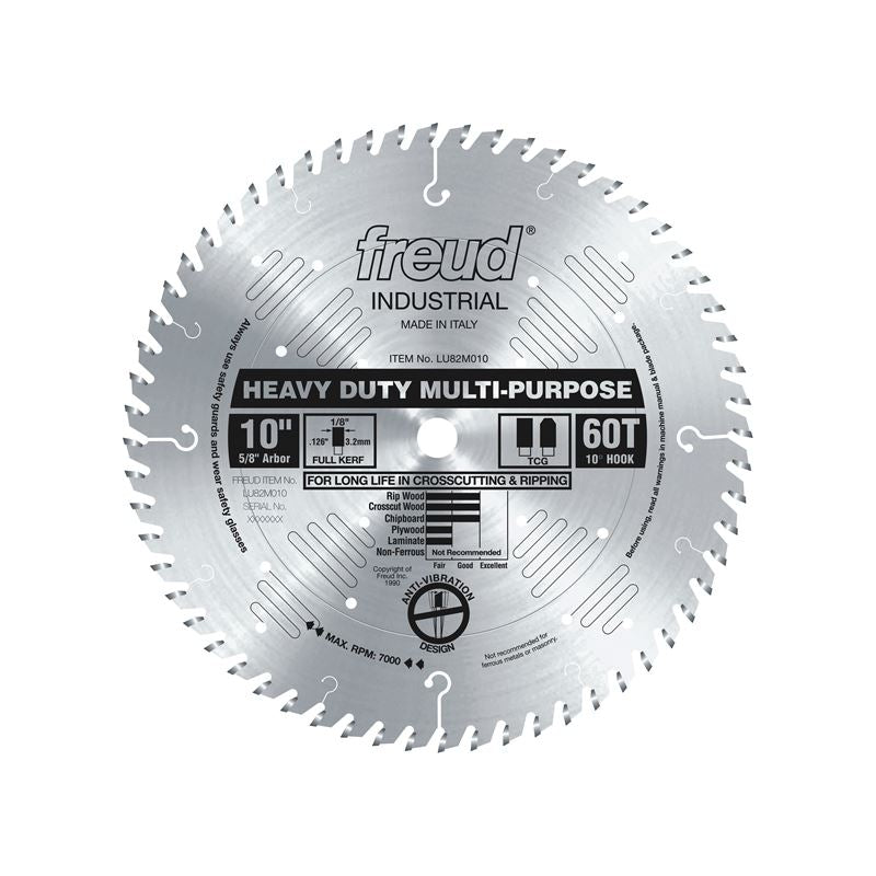 Freud | LU82M010 10" Heavy Duty Multi - Purpose Blade - Mississauga Hardware Centre IncFREUDLU82M010