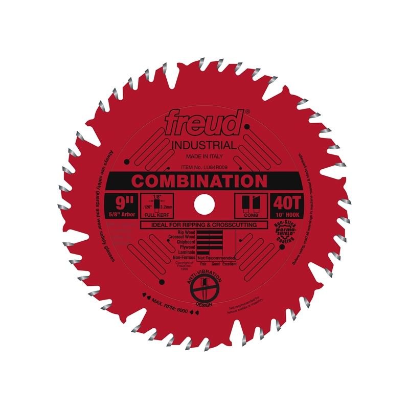 Freud | LU84R009 9" Industrial Combination Saw Blade - Mississauga Hardware Centre IncFREUDLU84R009