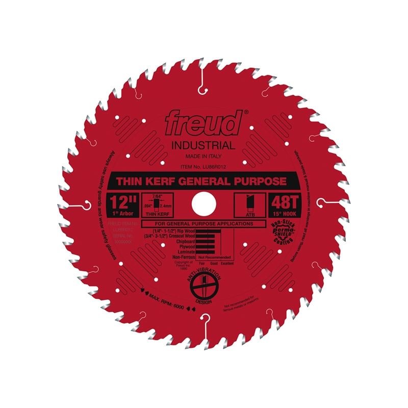 Freud | LU86R012 12" Thin Kerf General Purpose Blade - Mississauga Hardware Centre IncFREUDLU86R012