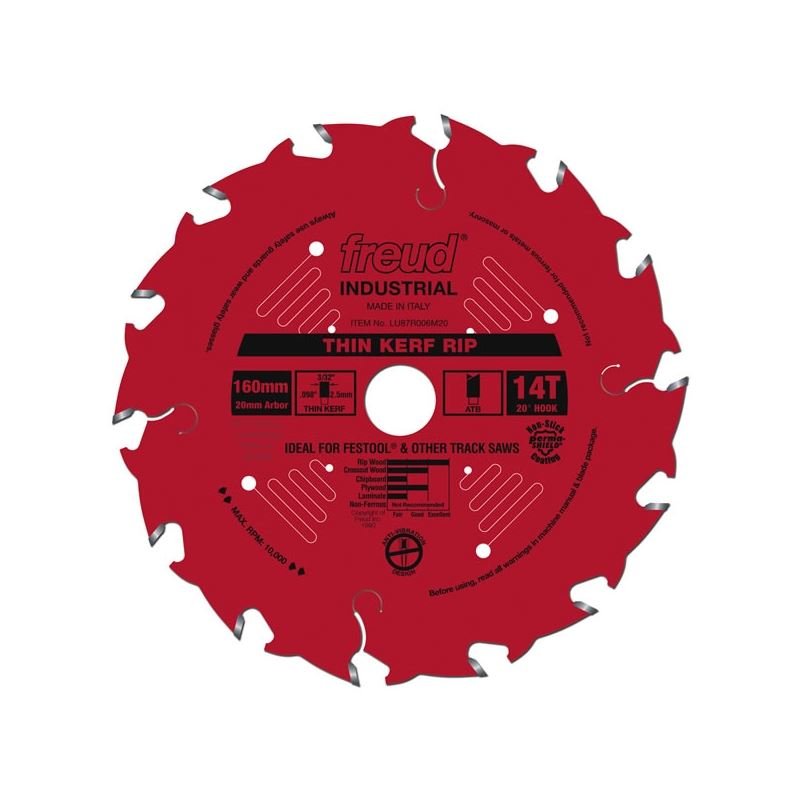 Freud LU87R006M 160mm Thin Kerf Rip Blade - Mississauga Hardware Centre IncFREUDLU87R006M20