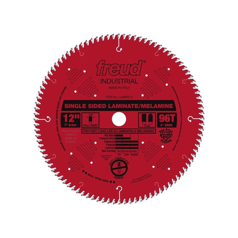 Freud | LU98R012 12" Single Sided Laminate / Melamine Blade - Mississauga Hardware Centre IncFREUDLU98R012
