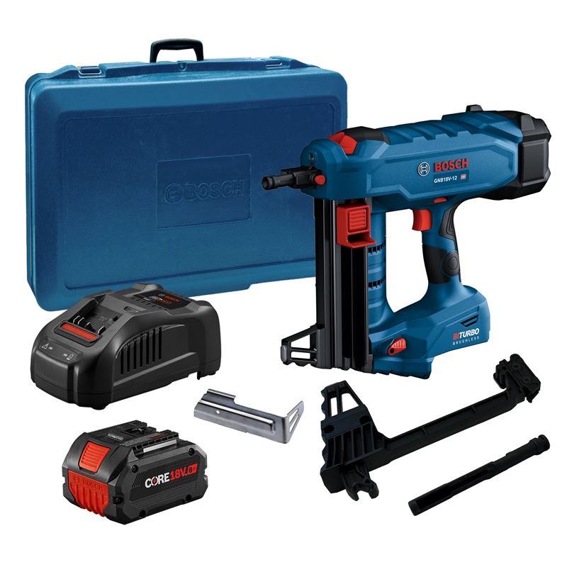 GNB18V - 12K14 PROFACTOR 18V Concrete Nailer Kit with (1) CORE18V 8 Ah High Performance Battery - Mississauga Hardware Centre IncBOSCHGNB18V-12K14