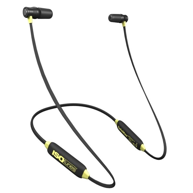 ISOtunes IT - 22 XTRA 2.0 Bluetooth Earbuds - Safety Yellow/Black - Mississauga Hardware Centre Inc
