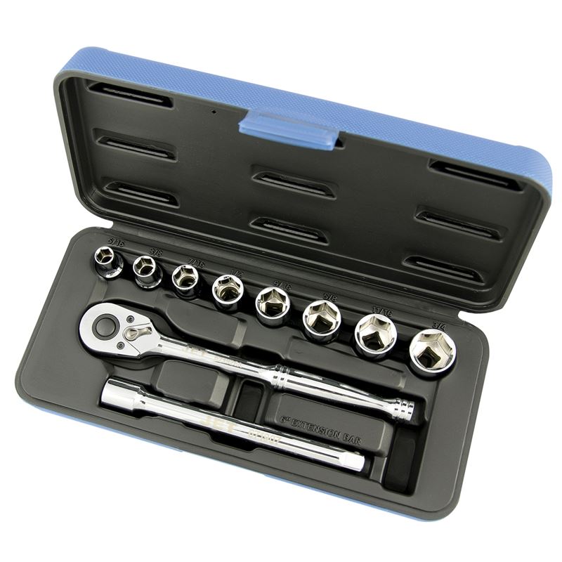 Jet 600223 11 Pc 3/8 Dr S.a.e. Socket Wrench Set - 6 Point - Mississauga Hardware Centre IncJET600223