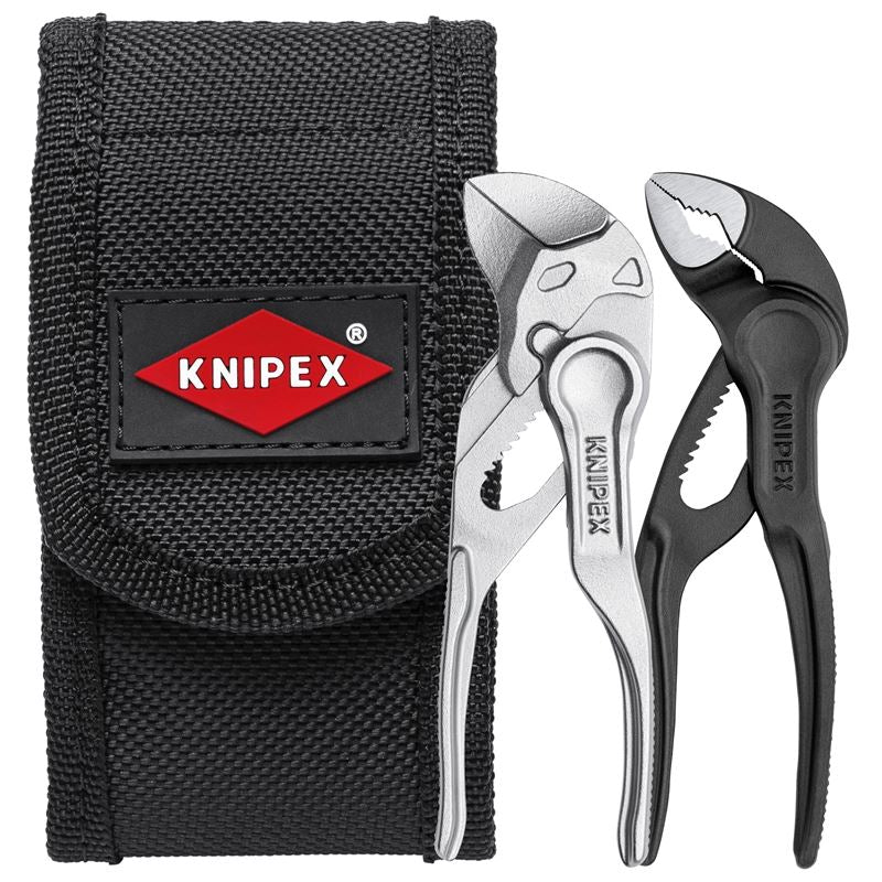 KNIPEX 00 20 72 V04 XS 2 Pc Mini Pliers Set XS in Belt Pouch - Mississauga Hardware Centre Inc
