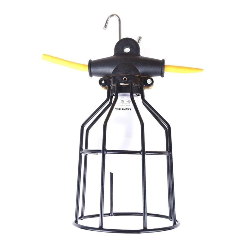 LightWay 100 ft. 10 Bulb Caged LED String Worklight - Mississauga Hardware Centre Inc