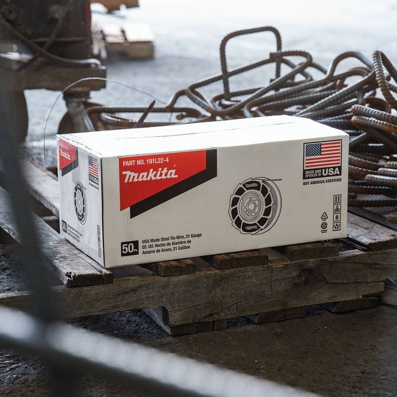 Makita 191L22 - 4 Steel Tie Wire, 21 Ga, 50/pk For 18V Rebar Tier - Mississauga Hardware Centre IncMakita191L22-4