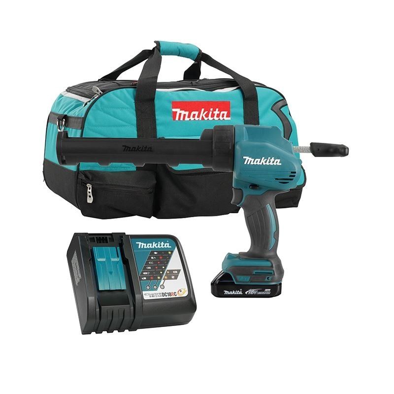 Makita DCG180YX1 18V LXT Cordless 300 mL Caulking Gun (Compact Kit) - Mississauga Hardware Centre IncMakitaDCG180YX1