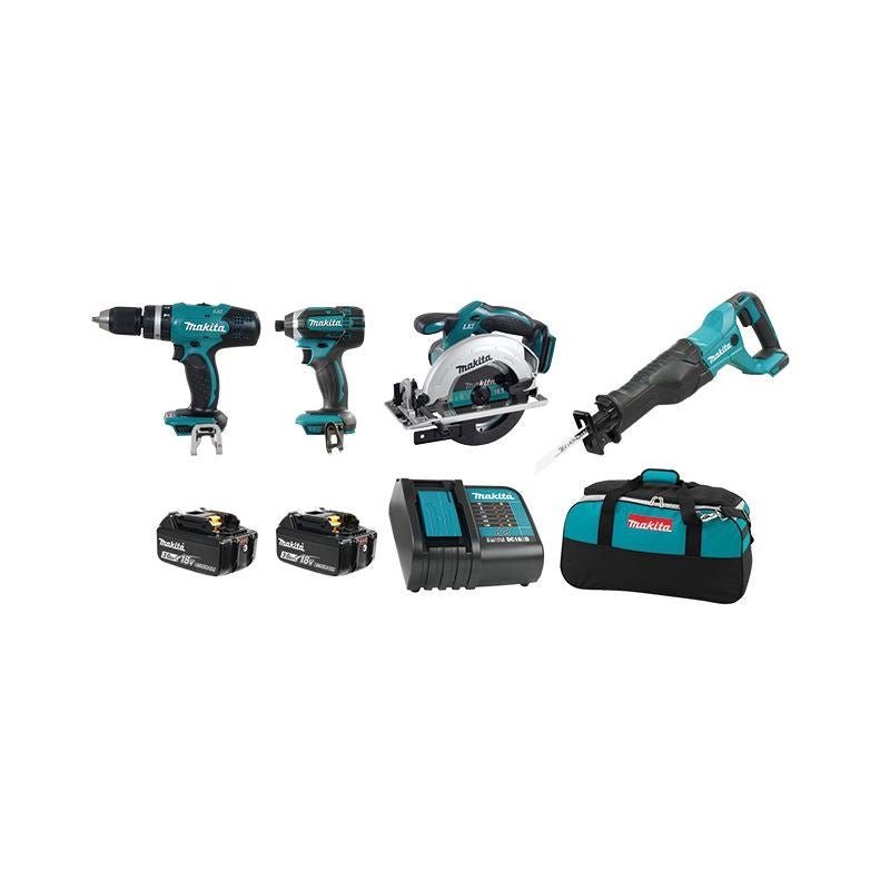 Makita DLX4057X1 18V (3.0 Ah) LXT 4 Tool Combo Kit - Mississauga Hardware Centre IncMakitaDLX4057X1