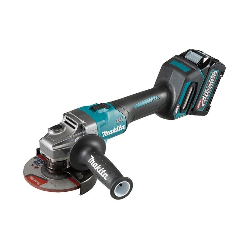 Makita GA005GM102 XGT 40V (4.0 Ah) MAX Li - Ion Brushless 5" Angle Grinder Kit (Slide Switch) - Mississauga Hardware Centre IncMakitaGA005GM102