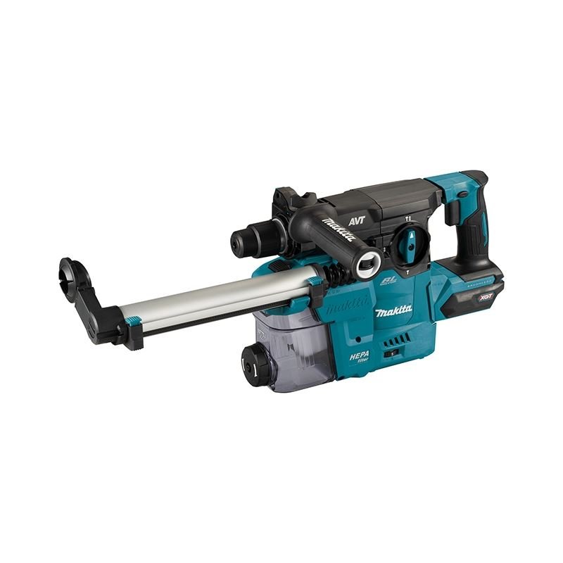 Makita HR008GM202 40V max XGT Brushless Cordless 1 - 3/16in SDS - PLUS Rotary Hamer w/ DX10 Dust Extraction Attachment, AVT, AFT, AWS and XPT (4.0 Ah) - Mississauga Hardware Centre IncMakitaHR008GM202
