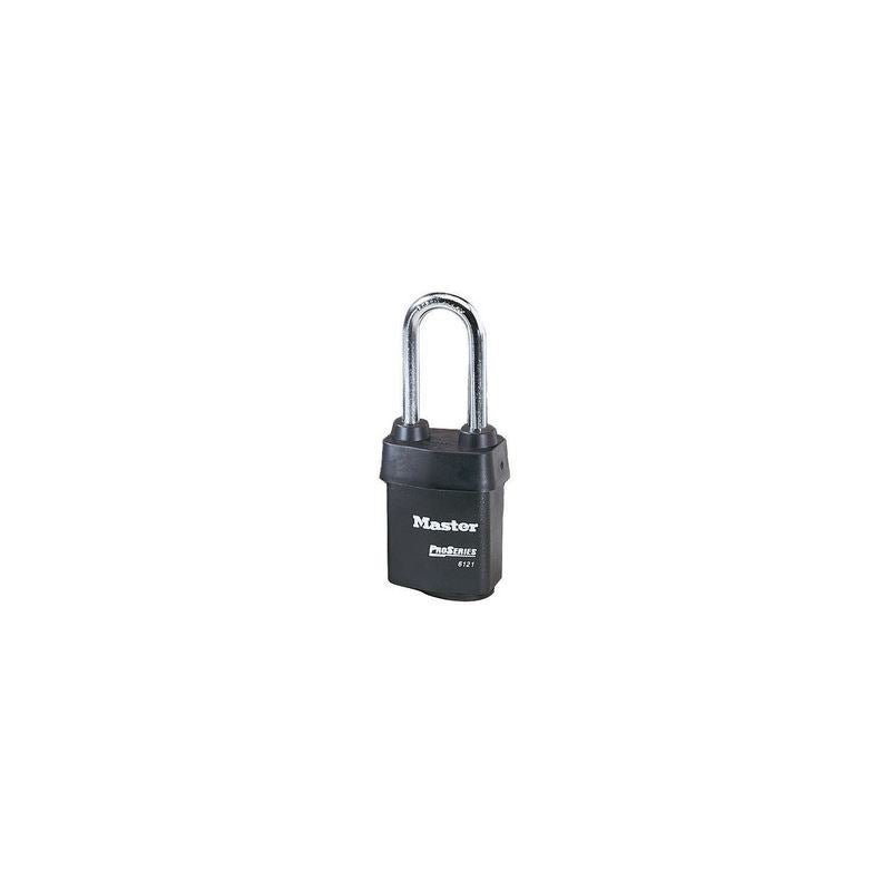 Master Lock Model No. 6121KALJ, 2 - 1/8in (54mm) Wide ProSeries Weather Tough Laminated Steel Rekeyable Pin Tumbler Padlock with 2 - 1/2in (64mm) Shackle, - Mississauga Hardware Centre Inc