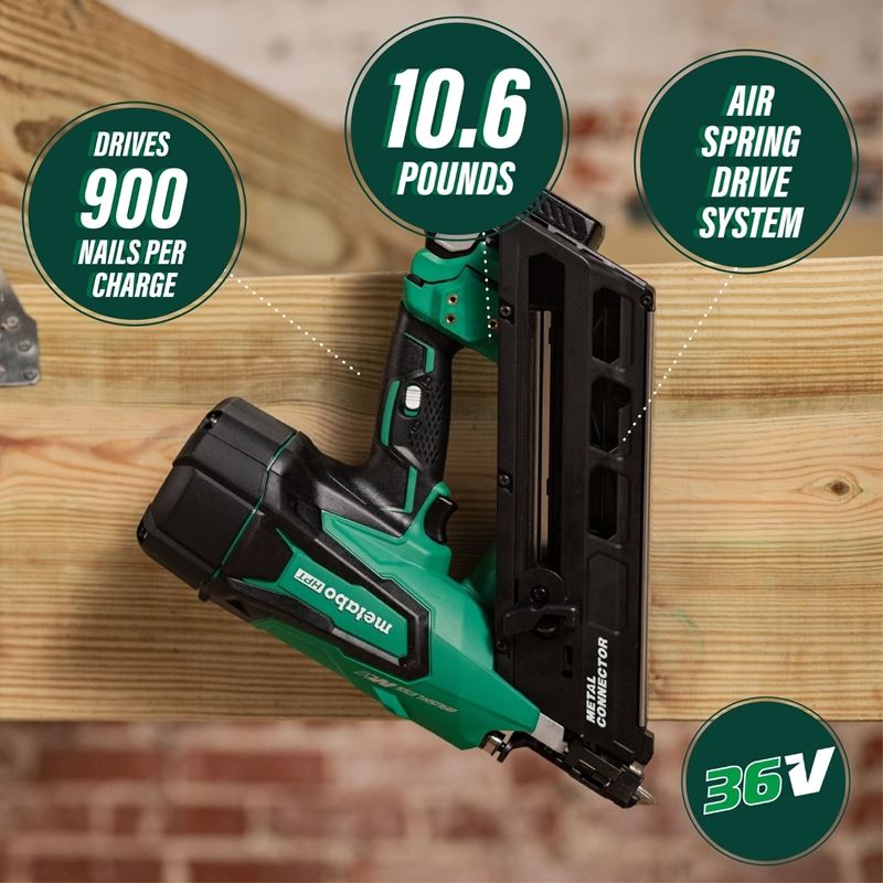 metabo HPT NR3665DA 36V Cordless Metal Connector Nailer - Mississauga Hardware Centre Inc