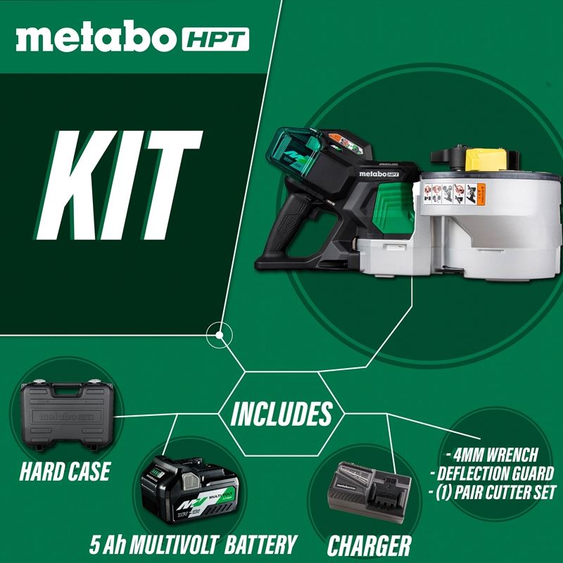 metabo HPT VB3616DAM 36V Cordless Rebar Cutter/Bender Kit - Mississauga Hardware Centre Inc