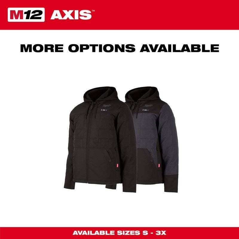 Milwaukee 205B - 21 M12 HEATED AXIS HOODED JACKET - Mississauga Hardware Centre Inc