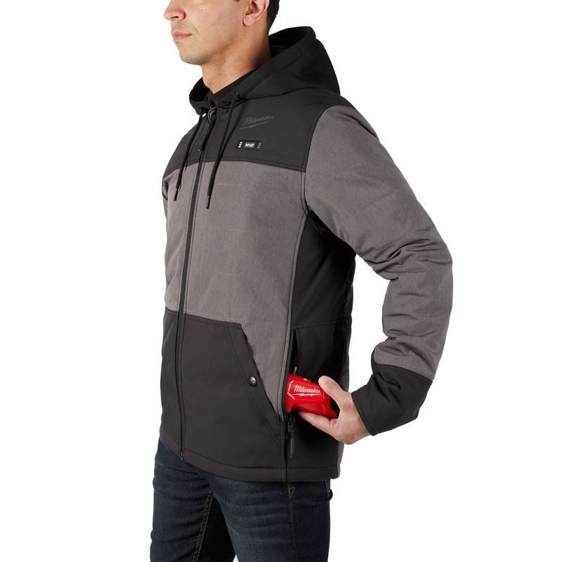 Milwaukee 205G - 21 M12 HEATED AXIS HOODED JACKET - Mississauga Hardware Centre Inc