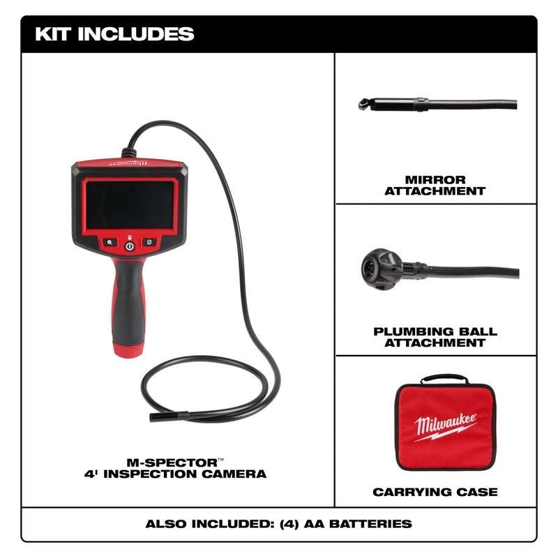 Milwaukee 2319 - 20 M - Spector 4ft Inspection Camera - Mississauga Hardware Centre Inc