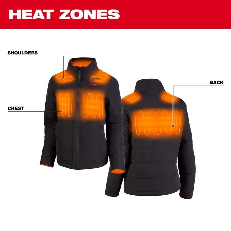 Milwaukee 234B - 21 M12 WOMENS HEATED AXIS JACKET KIT - BLACK - Mississauga Hardware Centre Inc