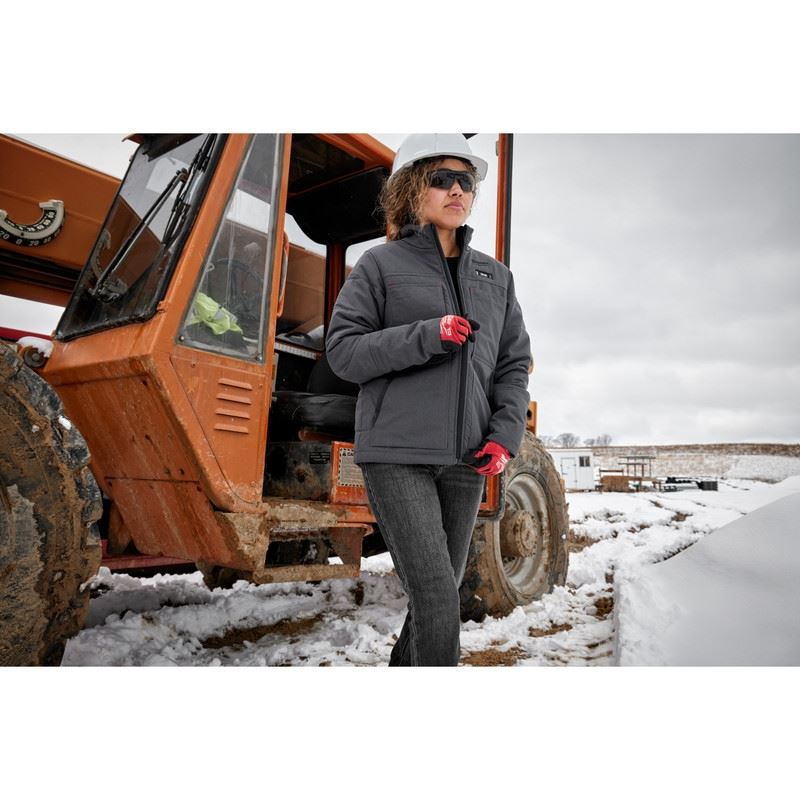 Milwaukee 234G - 21 M12 Womens Heated AXIS Jacket - Gray - Mississauga Hardware Centre Inc