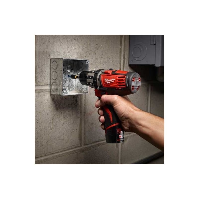 Milwaukee | 2411 - 20 M12 Cordless Lithium - Ion 3/8" Hammer Drill Driver - Mississauga Hardware Centre IncMilwaukee2411-20