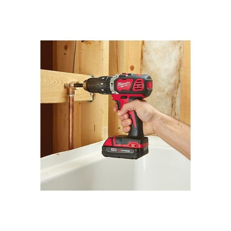 Milwaukee 2607 - 22CT M18 Compact 1/2 Hammer Drill/Driver Kit - Mississauga Hardware Centre IncMilwaukee2607-22CT