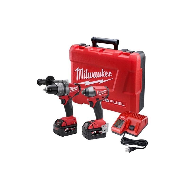 Milwaukee | 2797 - 22 M18 Fuel Lithium 2 - Tool Combo Kit includes Hammer Drill and Hex Impact Driver - Mississauga Hardware Centre IncMilwaukee2797-22