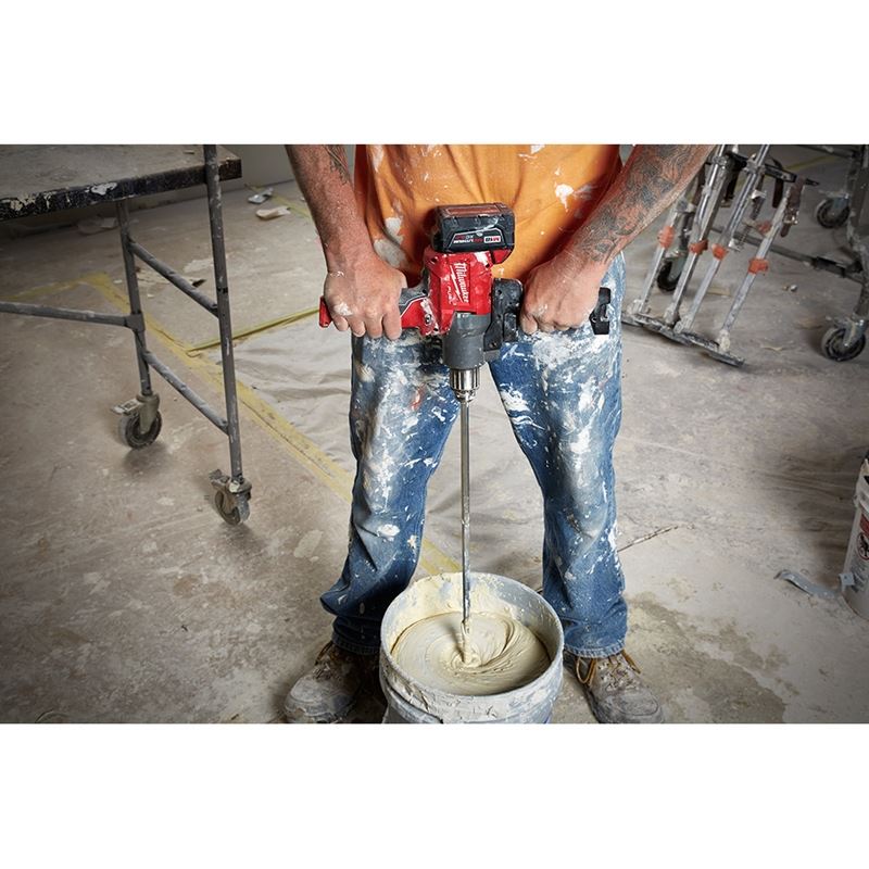 Milwaukee 2810 - 20 M18 FUEL Mud Mixer with 180 degree Handle (Tool Only) - Mississauga Hardware Centre Inc