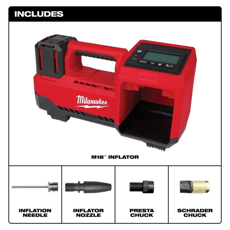 Milwaukee 2848 - 20 M18 Inflator - Mississauga Hardware Centre Inc