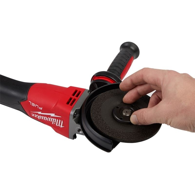 Milwaukee 2887 - 20 M18 FUEL 5in Flathead Braking Grinder, Slide Switch Lock - On - Mississauga Hardware Centre Inc