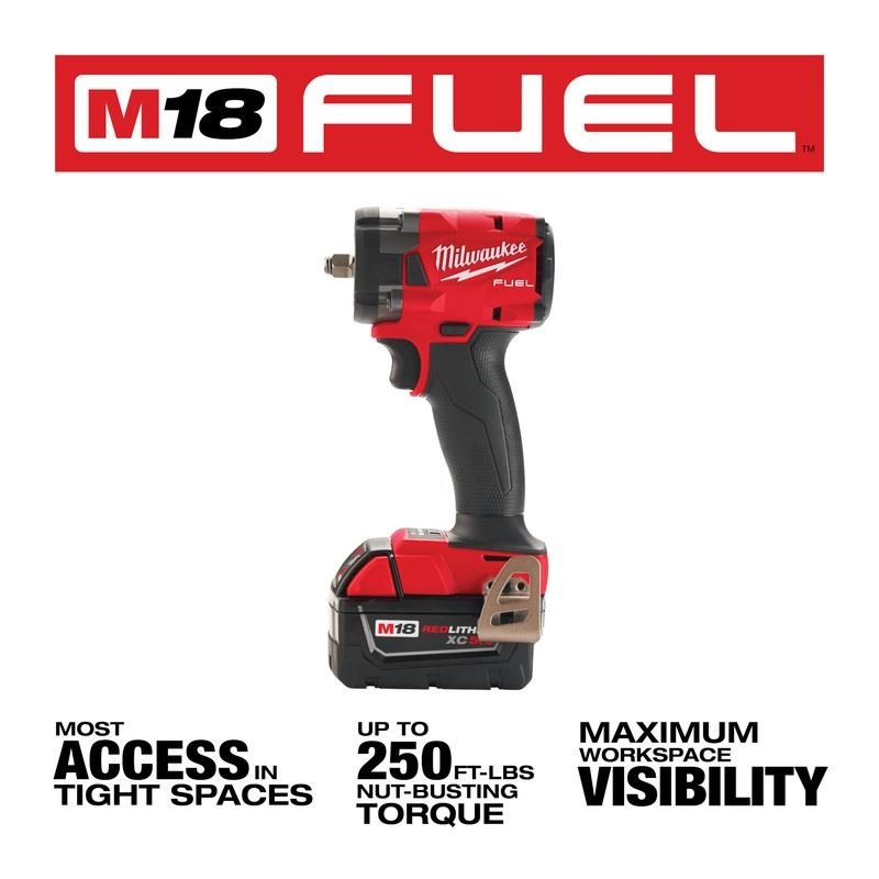 Milwaukee 2991 - 22 M18 FUEL Compact Impact Wrench and Grinder 2 Tool Combo Kit - Mississauga Hardware Centre Inc