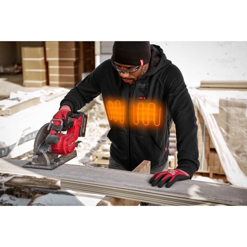 Milwaukee 306B - 21 M12 HEATED HOODIE KIT - BLACK - Mississauga Hardware Centre Inc