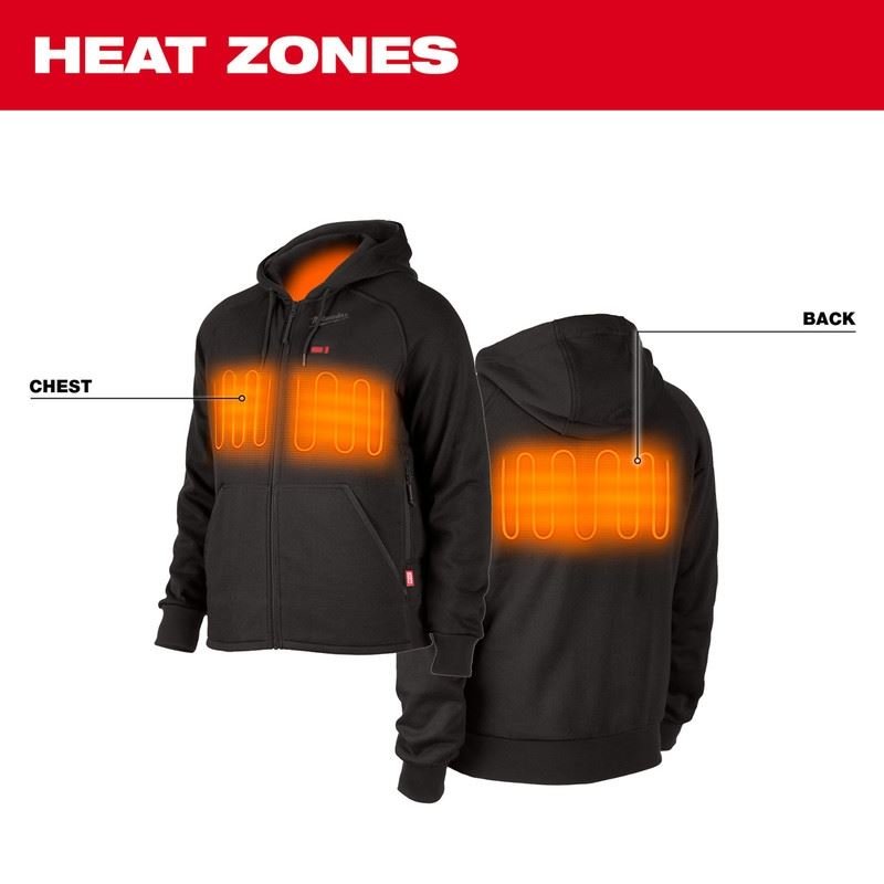 Milwaukee 306B - 21 M12 HEATED HOODIE KIT - BLACK - Mississauga Hardware Centre Inc