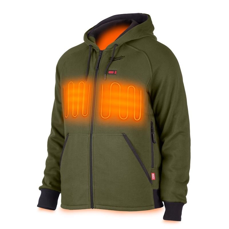 Milwaukee 306GN - 20 M12 HEATED HOODIE - GREEN - Mississauga Hardware Centre Inc